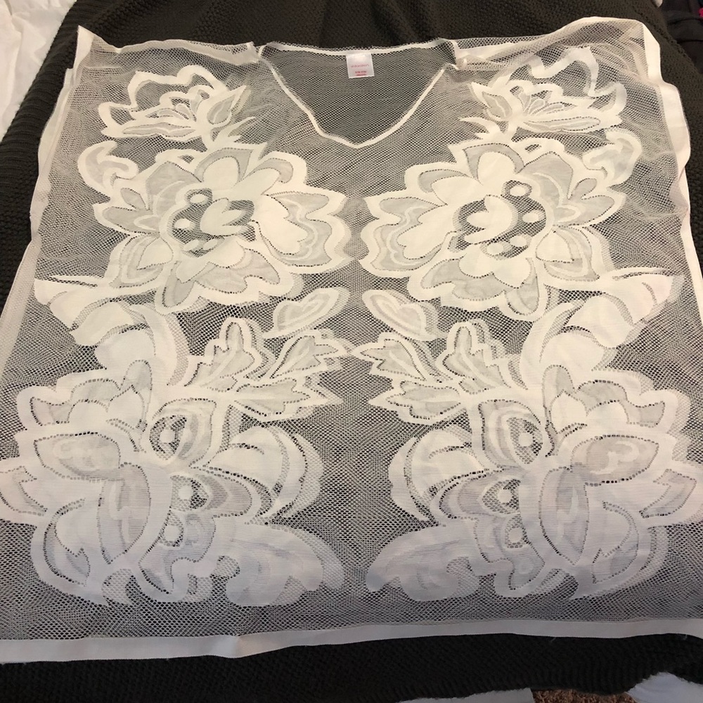 Laced Bathing Suit Cover Up